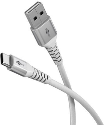 Picture of Kabel USB Goobay USB-C - USB-A 3 m Biay (74532)