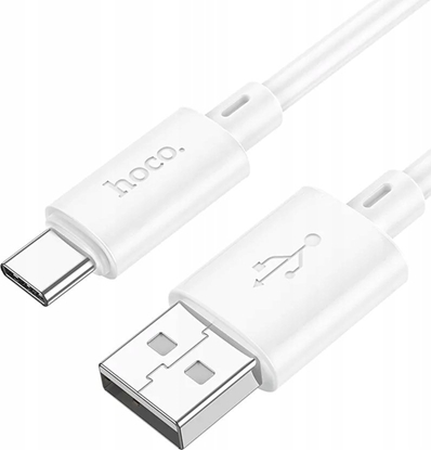 Attēls no Kabel USB Hoco USB-A - microUSB 1 m Biay (X88Am white)