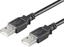 Изображение Kabel USB MicroConnect USB-A - USB-A 3 m Czarny (USBAA3B)