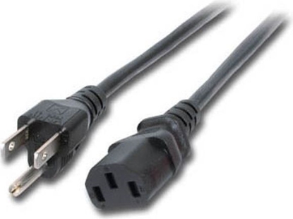 Изображение Kabel zasilajcy EFB NEMA 5-15 (US) - C13 1.8m czarny (EK518.1,8)