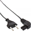 Изображение Kabel zasilajcy InLine Euro Typ C- Euro 8 C7 ktowy czarny 2m (16654G)