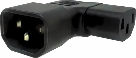 Picture of Kabel zasilajcy PremiumCord Adapter ktowy na bok IEC C13 na IEC C14 naptí 230V, 10A