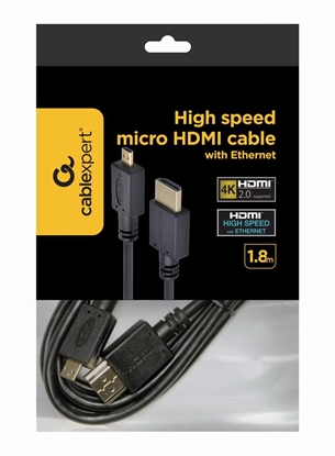 Attēls no Kabelis Gembird HDMI- micro HDMI 1.8m