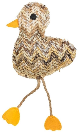 Picture of Kaczka, zabawka, dla kota, poliester, 19 cm, z kocimitk