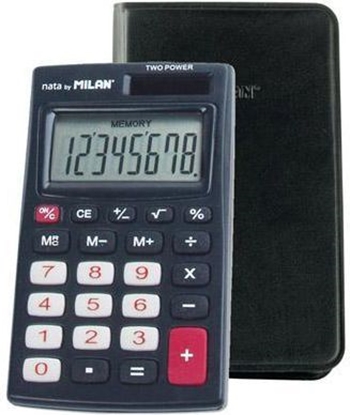 Picture of Kalkulator Milan Kalkulator 8-pozycyjny czarny