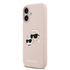 Picture of Karl Lagerfeld Liquid Silicone Double Heads MagSafe Case for iPhone 17 / Pink