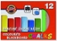 Picture of Koh I Noor Kreda kolorowa do tablic 12 kolorów