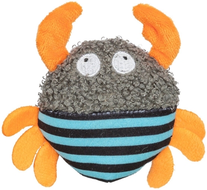 Attēls no Krab, zabawka, dla kota, materia/plusz, 9 cm, z kocimitk