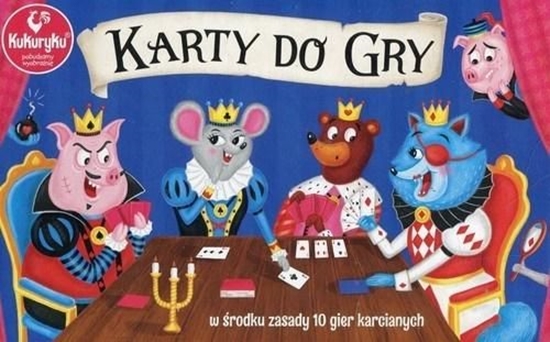 Picture of Kukuryku Karty do gry 54 Junior - zestaw