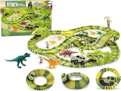 Изображение Lean Sport Ogromny Tor Dinozaurów Park Samochód Figurki