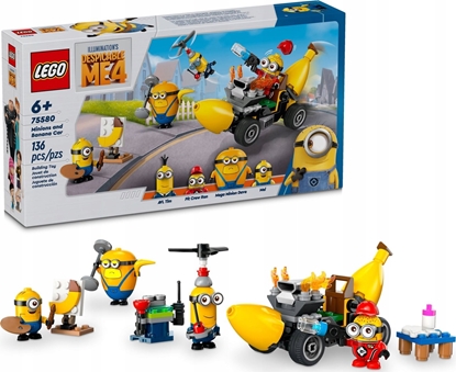Attēls no LEGO Minions Minionki i bananowóz (75580)