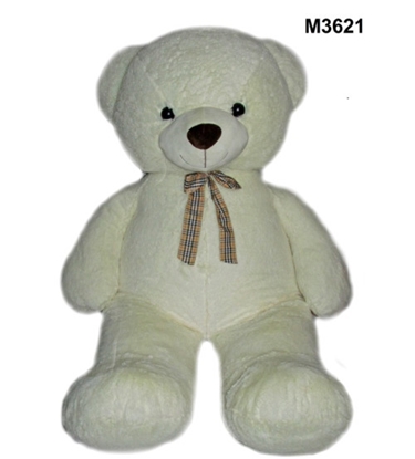 Picture of Liels plīša lacis 140 cm (M3621) baltais 160119-BALTS