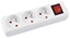 Изображение Listwa zasilajca Office Products przeciwprzepiciowa 3 gniazda 3 m biaa (13113341-14)