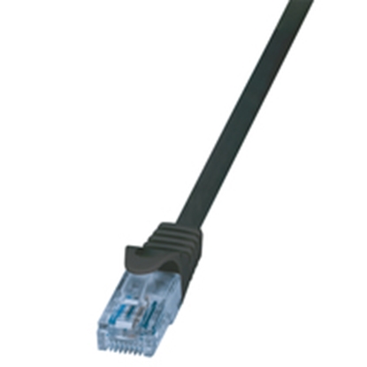 Attēls no LogiLink RJ-45/RJ-45, kat.6A, U/UTP, czarny, 1m (CP3033U)