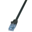 Picture of LogiLink RJ-45/RJ-45, kat.6A, U/UTP, czarny, 1m (CP3033U)
