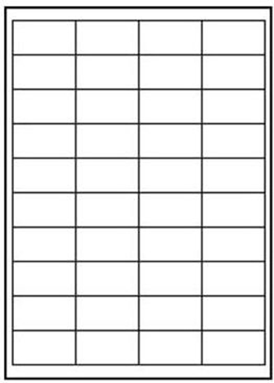 Picture of Logo Etykiety A4, matowe, biae, 10 szt.