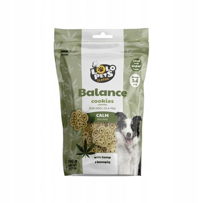 Picture of Lolo Pets Classic Ciasteczka Calm z konopiami i melis 350g