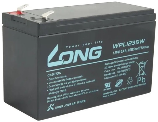 Picture of LONG baterie 12V 8,5Ah F2 HighRate LongLife 9 let (WPL1235W)