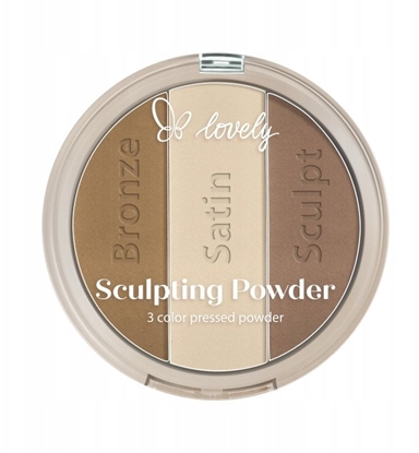 Attēls no LOVELY_Sculpting Powder paleta do konturowania twarzy 4 15g
