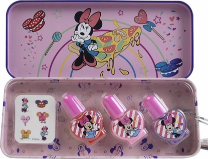 Attēls no Markwins Zestaw lakierów met. etui Minnie Mouse