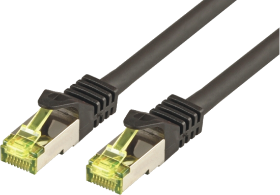 Picture of Mcab Patchcord, S-FTP, Cat7, PIMF, LSZH, 7.5m, czarny (3718)