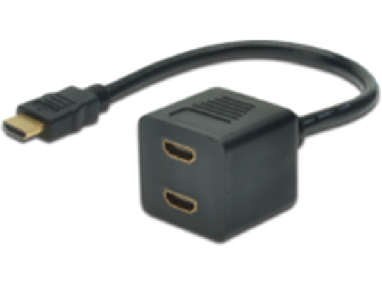 Picture of MicroConnect HDMI - HDMI, 0.2, Czarny (MONJK8)