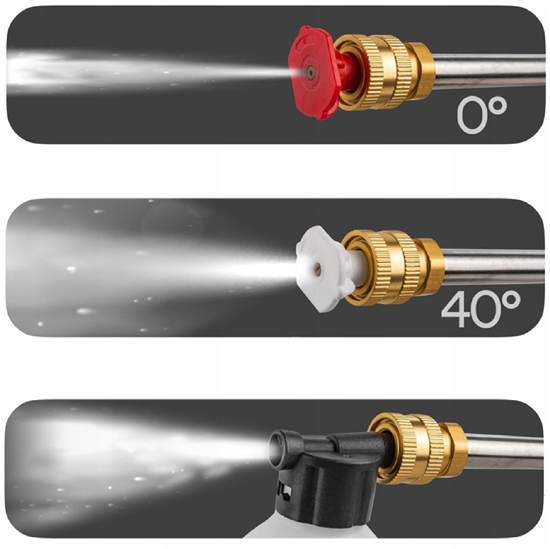Изображение Myjka cinieniowa akumulatorowa 15 bar, 21V, 1500mAh