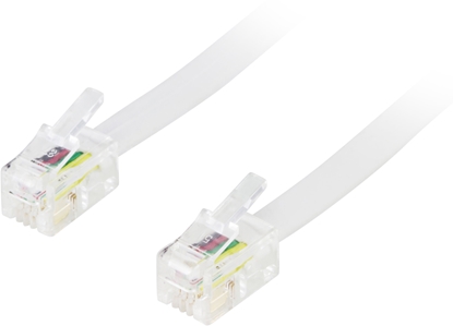 Picture of Modular cable 4P4C(RJ9/RJ10/RJ22) 1.5m, white