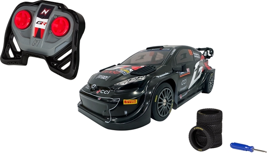 Picture of NIKKO Toyota Gazoo Racing Rovanperä Sweden Rally 2024 1:16 with extra tyres