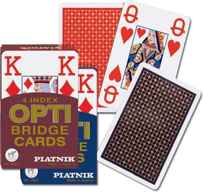 Изображение Piatnik Karty bryd - 4 Index OPTI Bridge Cards - (77139)
