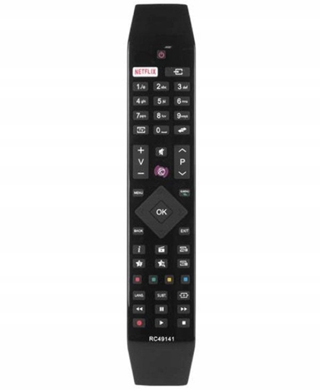 Изображение Pilot do TV LCD HITACHI RC49141 NETFLIX