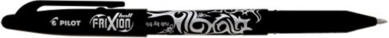 Picture of Pilot WYMAZYWALNE PIORO KULKOWE FRIXION BALL CZARNE OPAKOWANIE 12 SZT - BL FR7 B