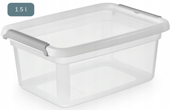 Изображение Pojemnik BaseStore MOXOM, 140x190x90 mm, 1,5l, transparentny