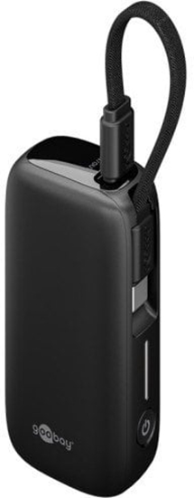 Изображение Powerbank 5 000 mAh ze wbudowanym kablem USB-C