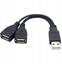 Picture of PREMIUMCORD Nabíjecí kabel USB 2.0, 15cm, erná