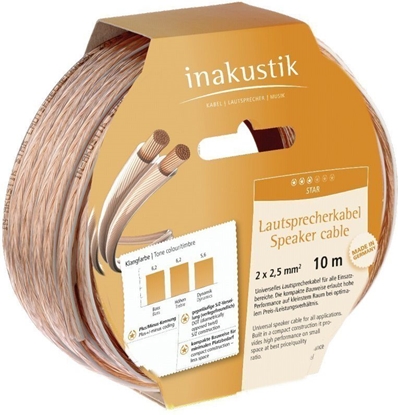 Attēls no Przewód Inakustik Gonikowy, 10, Przezroczysty (003022010)