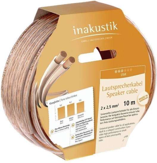 Picture of Przewód Inakustik Gonikowy, 10, Przezroczysty (003022010)