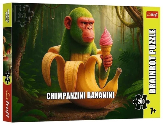 Picture of Puzzle 200 BrainRots Chimpanzini Bananini