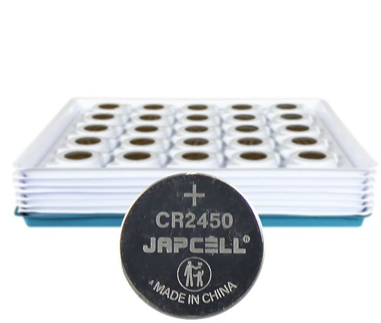 Picture of Rayovac Japcell CR2450 baterie litowe typu guzikowego - 100 szt. - opakowanie przemysowe