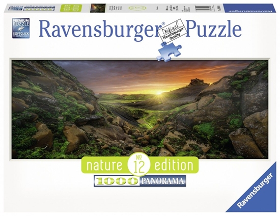 Picture of Ravensburger Puzzle 1000 elementów. Soce nad Islandi (GXP-632978)