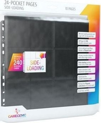 Изображение Rebel Gamegenic:24-Pocket Pages Sideloading-Black(10szt)
