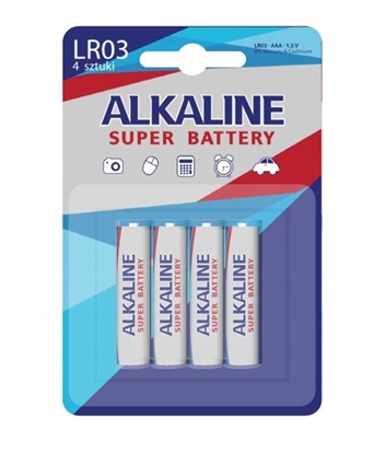 Attēls no Rocket LR03-4BB (AAA) opakowanie blisterowe 4gb