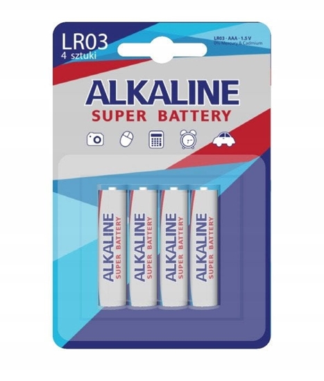 Picture of Rocket LR03-4BB (AAA) opakowanie blisterowe 4gb