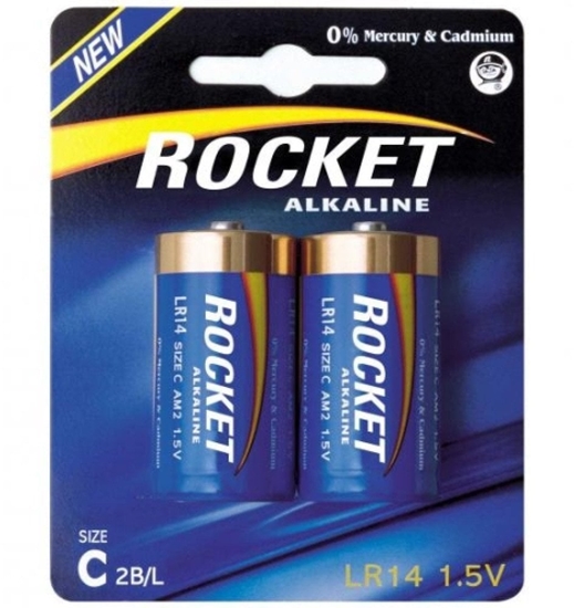 Изображение Rocket LR14-2BB (C) Blistera iepakojuma 2gb