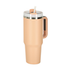 Picture of RoGer Thermos Mug with Straw and Handle 1200ml Powder Pink