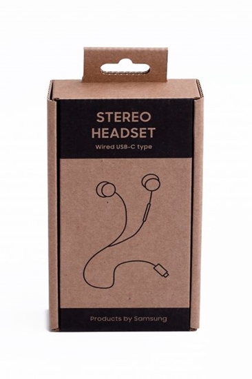 Picture of Samsung AKG earphones in ECO package White