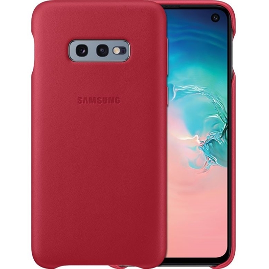 Picture of Samsung Galaxy S10e Leather Cover EF-VG970LREGWW Red