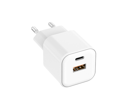 Изображение Setty wall charger USB-A + USB-C 20W LSGaN-AC-200 