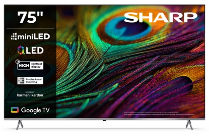Picture of Sharp 4K QLED TV | 75JP7265E | 75 | Smart TV | Google TV | UHD