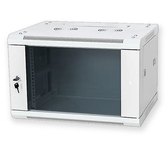 Picture of Sienas 19" servera skapis 6U · 600×450×370 mm · Metāla · Nesalikts (Flat-pack)